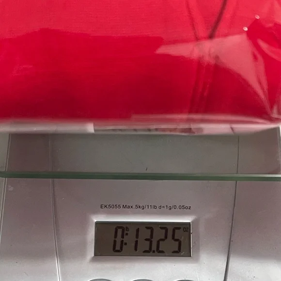 Chico's  Red Long Sleeve Tunic Top Size 12 - Picture 11 of 11